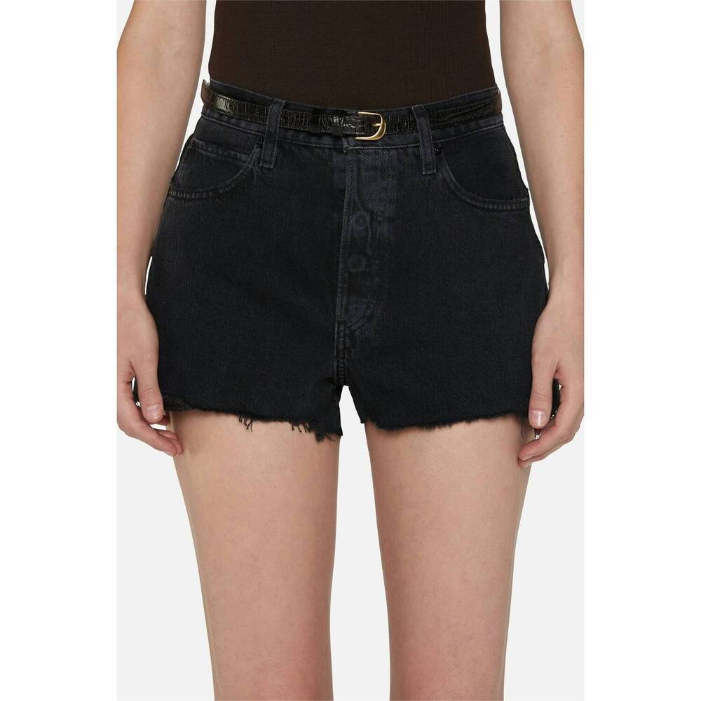 NEW FRAME dare high rise short in black